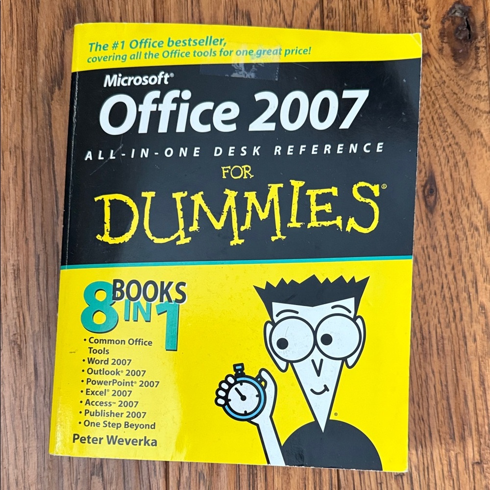Microsoft Office 2007 for Dummies - Black and Yellow